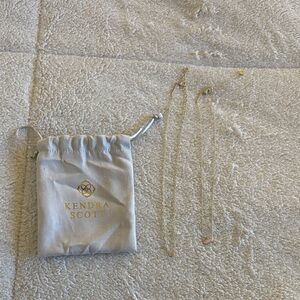 Light Pink and Gold Kendra Scott Necklace Stack